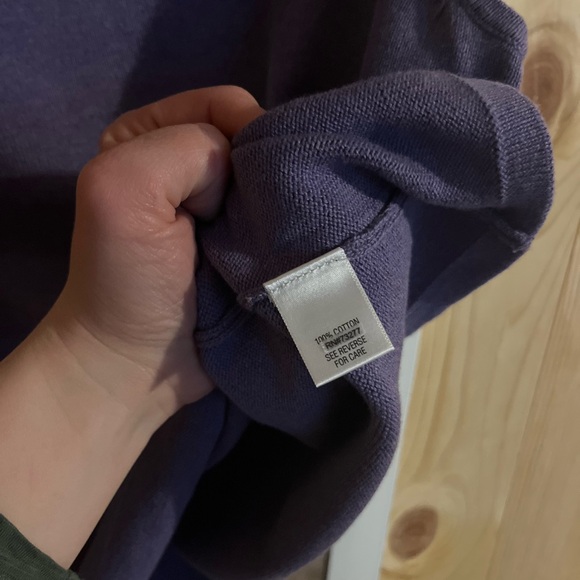 Croft & Borrow 100% Cotton Sweater Vest Lilac Purple - Picture 3 of 3